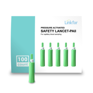 Lancetas Link Far Verde 23G - Caja con 100 piezas